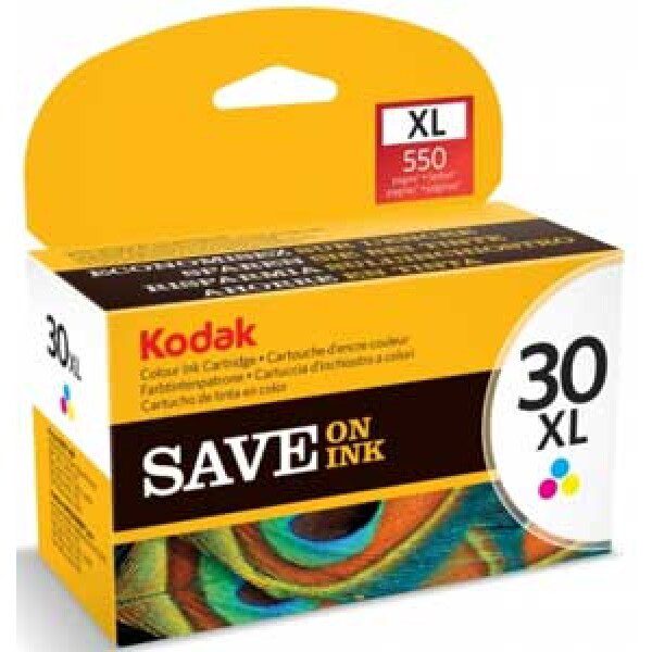 Original Kodak 30XL High Yield Tri-Colour Ink Cartridge