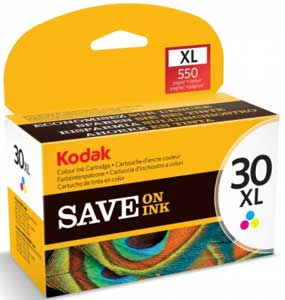 Original Kodak 30XL High Yield Tri-Colour Ink Cartridge