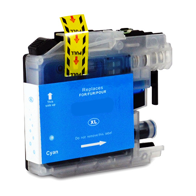 Compatible Brother LC225XLC High Yield Cyan Ink Cartridge